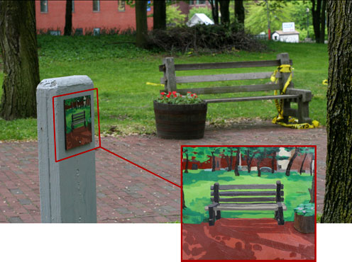bench sign