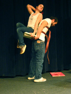strap-on chairs, presented on the body