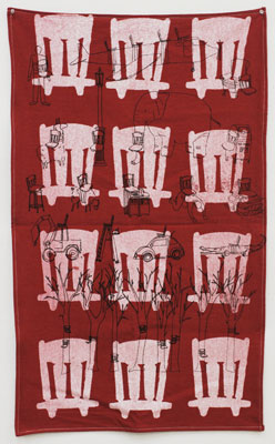 silk screen of strap-on chair application possibilities
