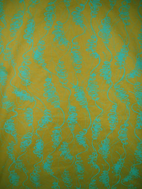 bound silkscreen in green and blue