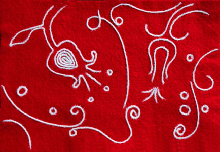 felted sample